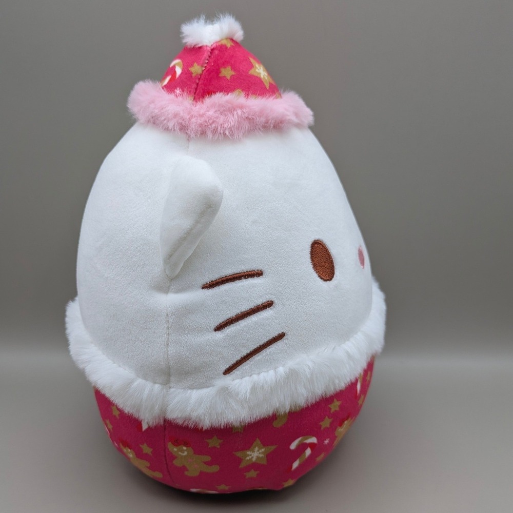 Hello Kitty Sanrio‎ 8" Squishmallow Gingerbread Christmas Plush With Hanging Tag - Picture 4 of 8